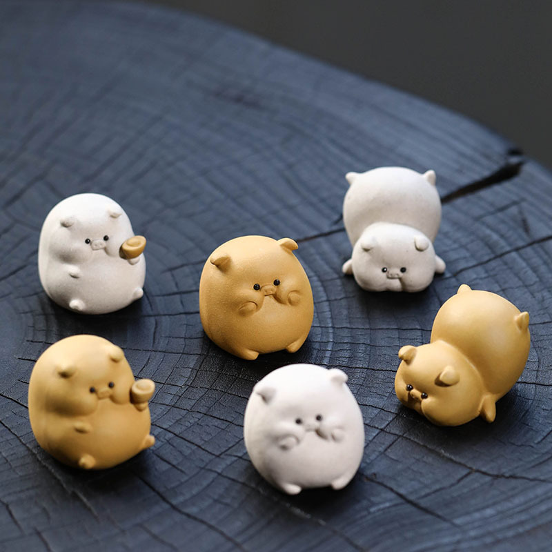 Ceramic Cat Figurines