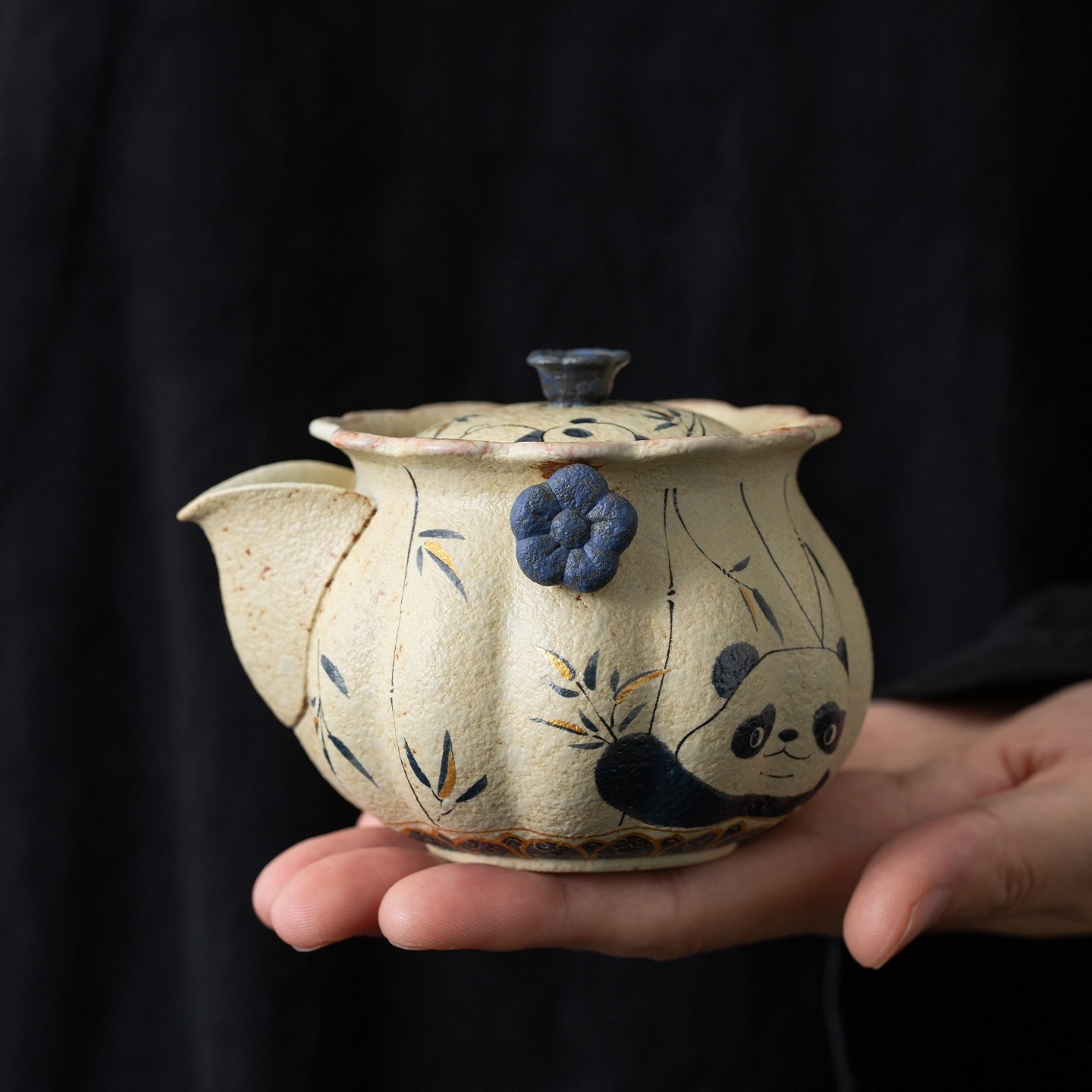 Handcrafted Panda Teapot