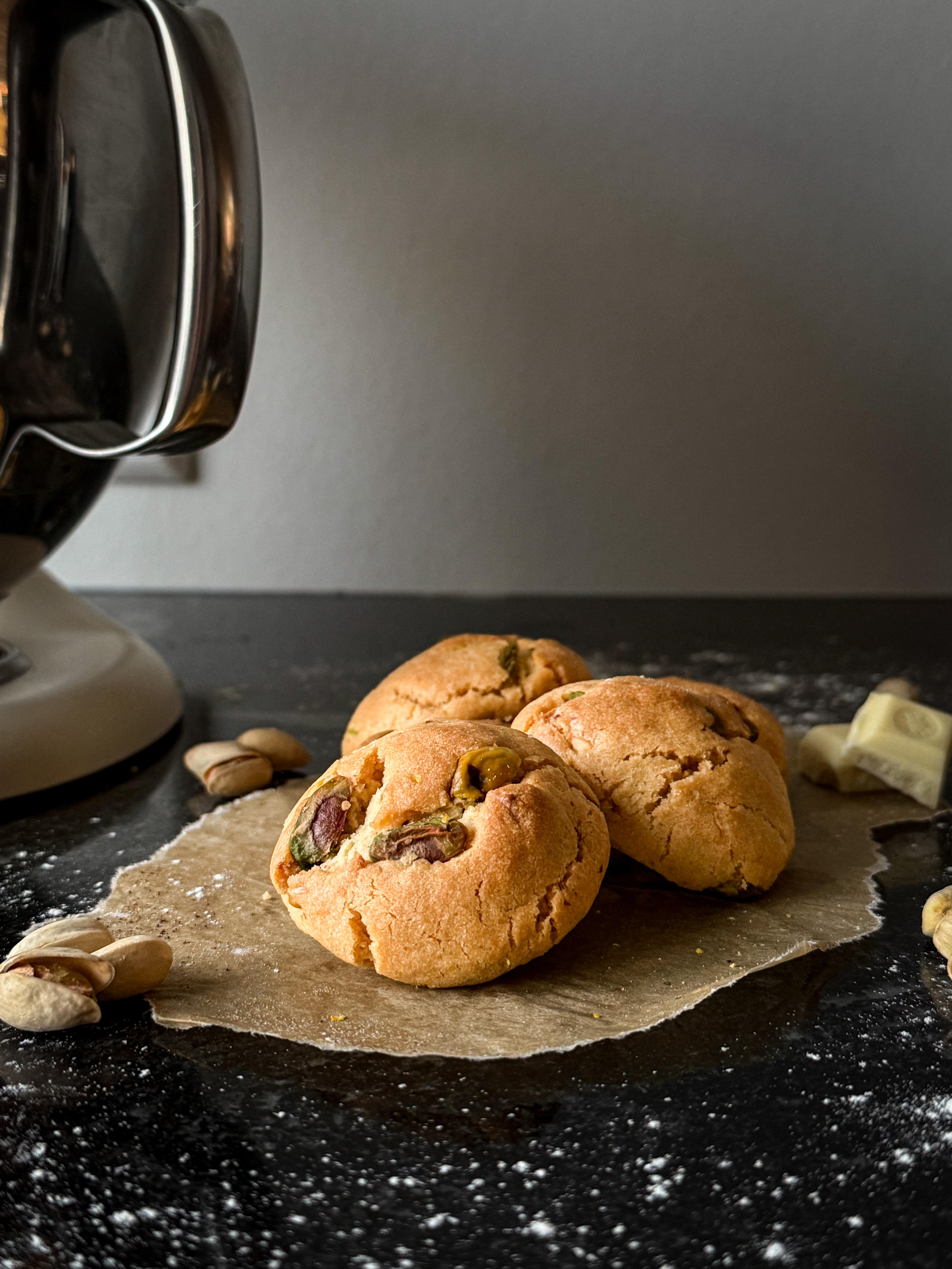 Witte chocolade pistache