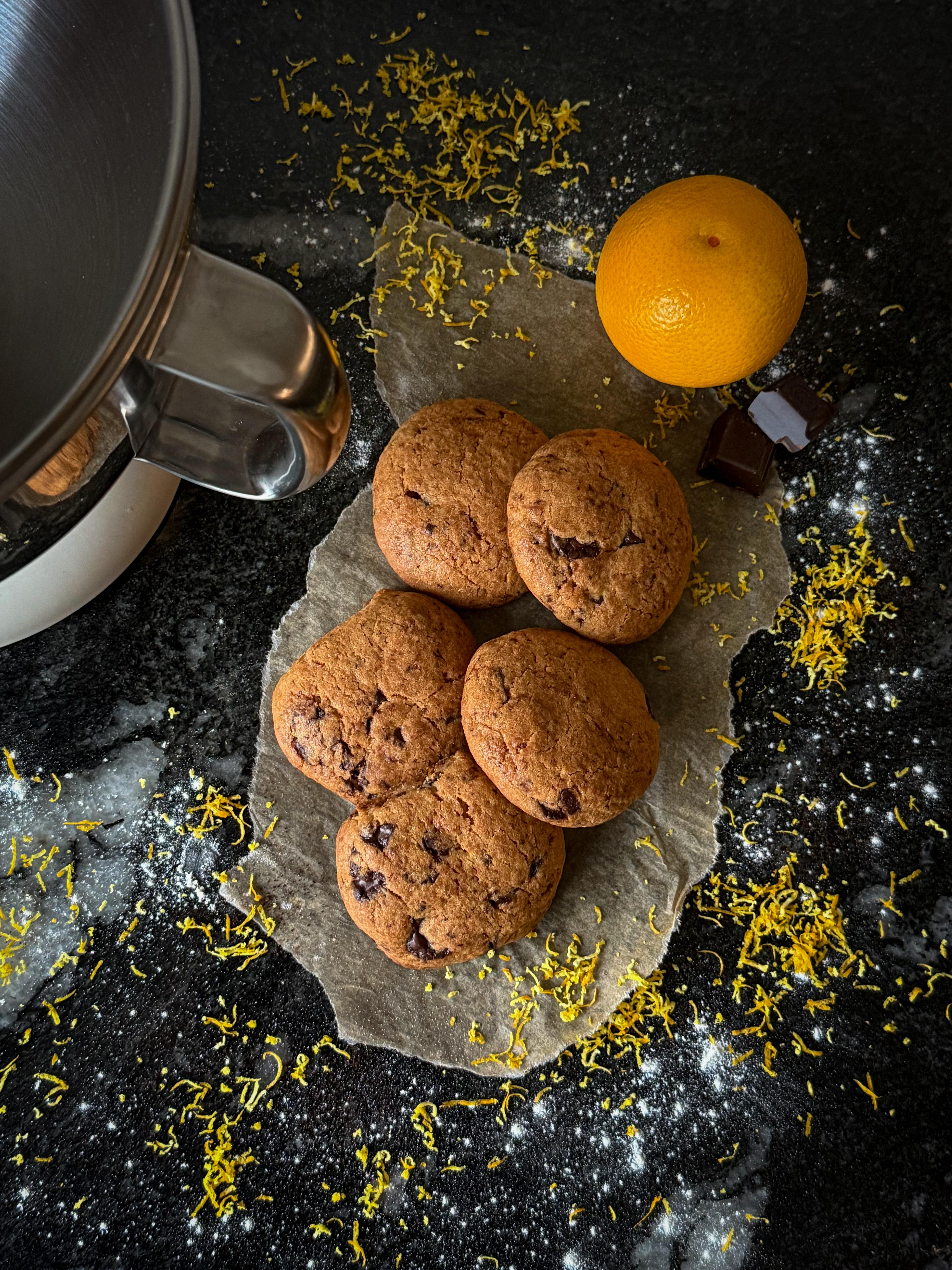 Pure chocolade en sinaasappel