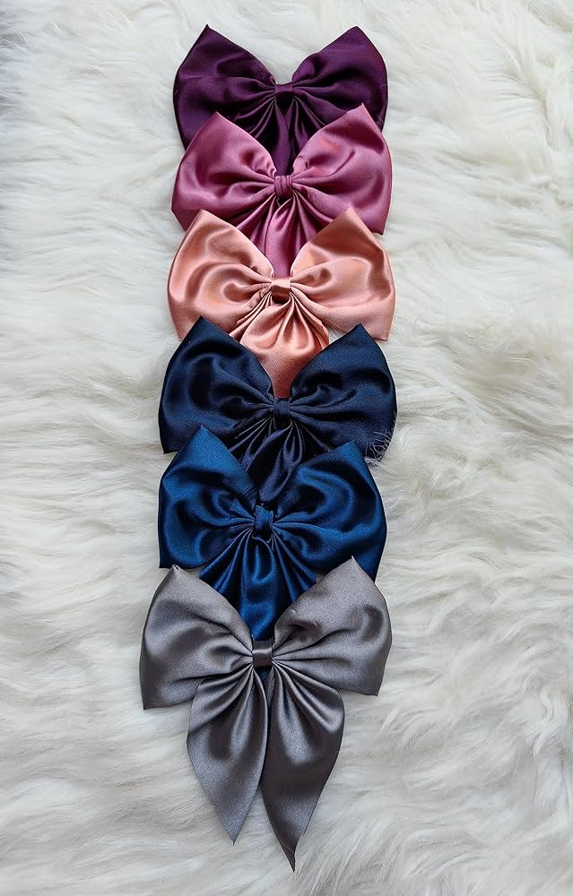 Set of Satin Hair Bows
