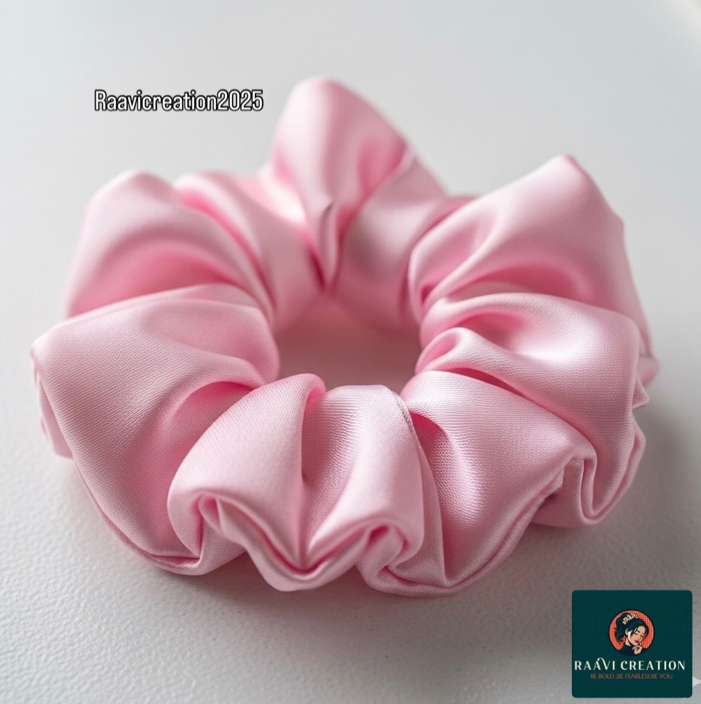 Satin Hair Scrunchies Set