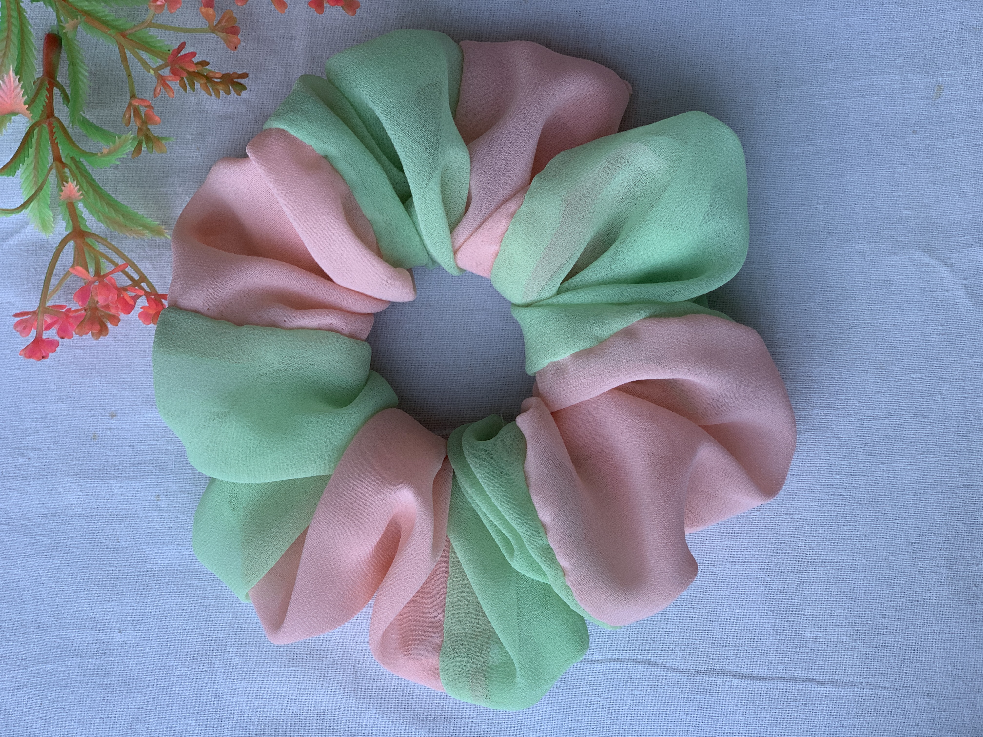 Pastel Georgette Hair Scrunchies💫