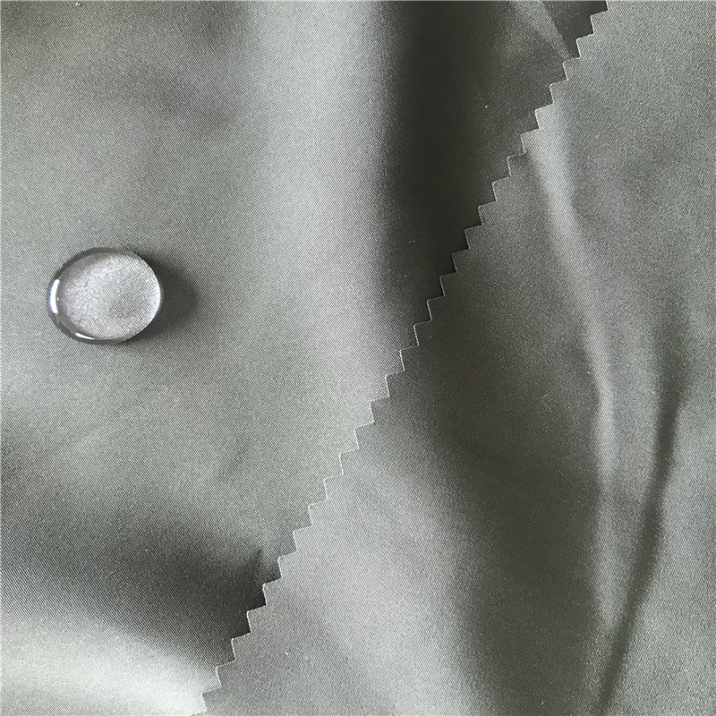 Gray Satin Fabric
