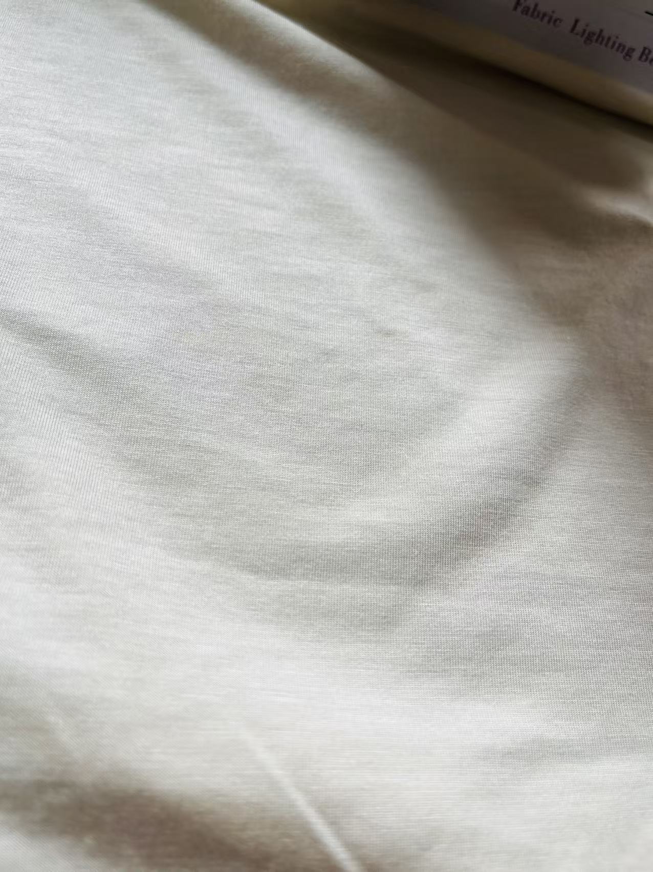 Ivory Cotton Jersey Fabric