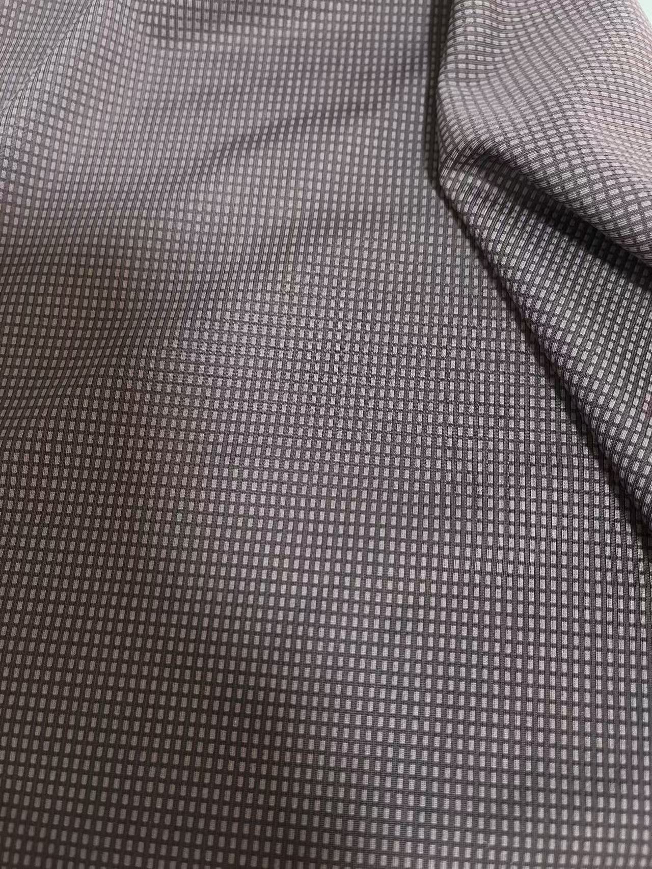 Gray Geometric Patterned Fabric
