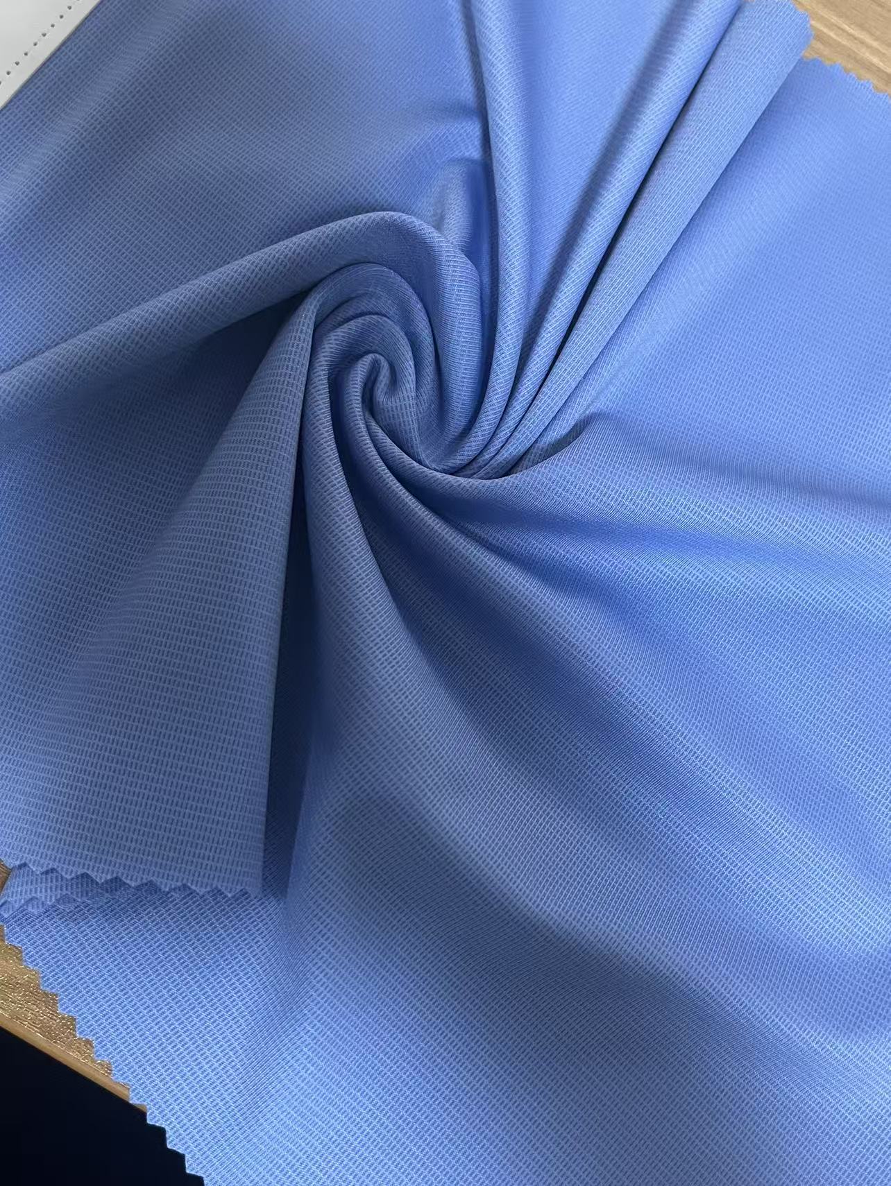 Light Blue Polyester Fabric