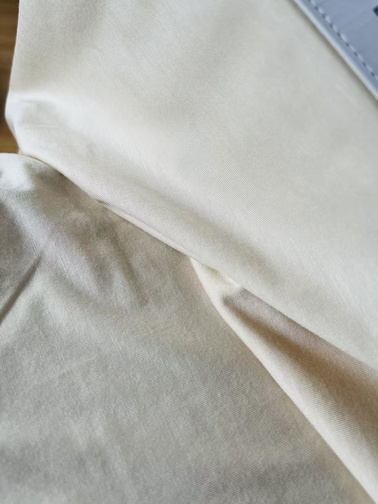 Ivory Cotton Jersey Fabric