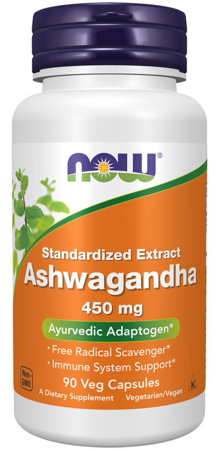 NOW ASHWAGANDA 450 MG 90 CAPCULES