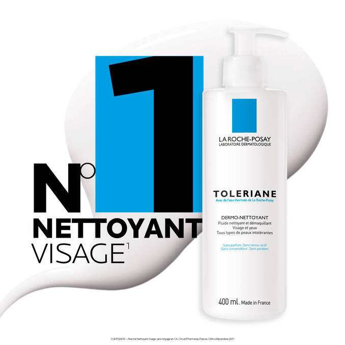 La Roche-Posay Toleriane Dermo - Nettoyant et démaquillant - peaux sensibles à intolérantes | 400ml