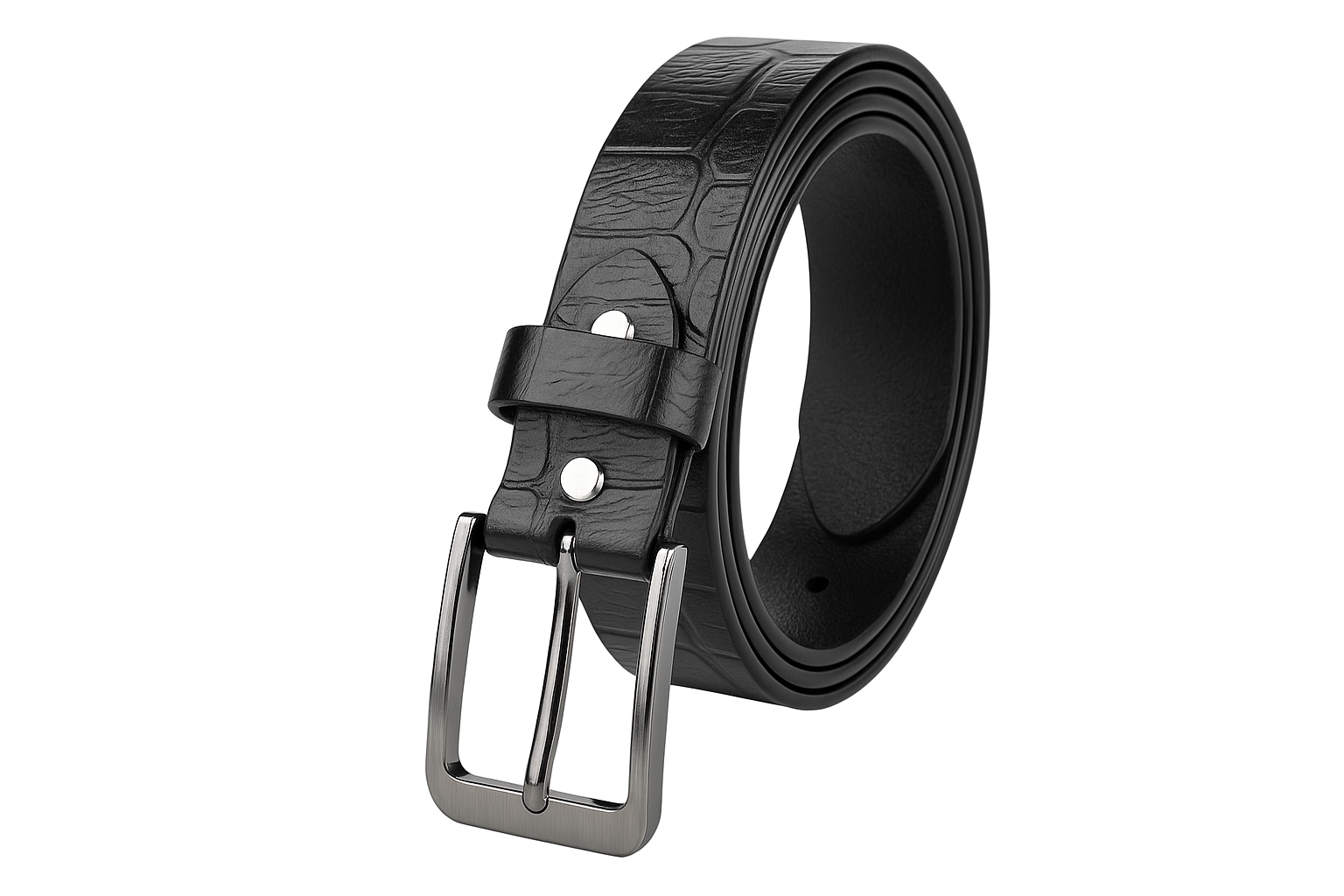 Black Leather Belt