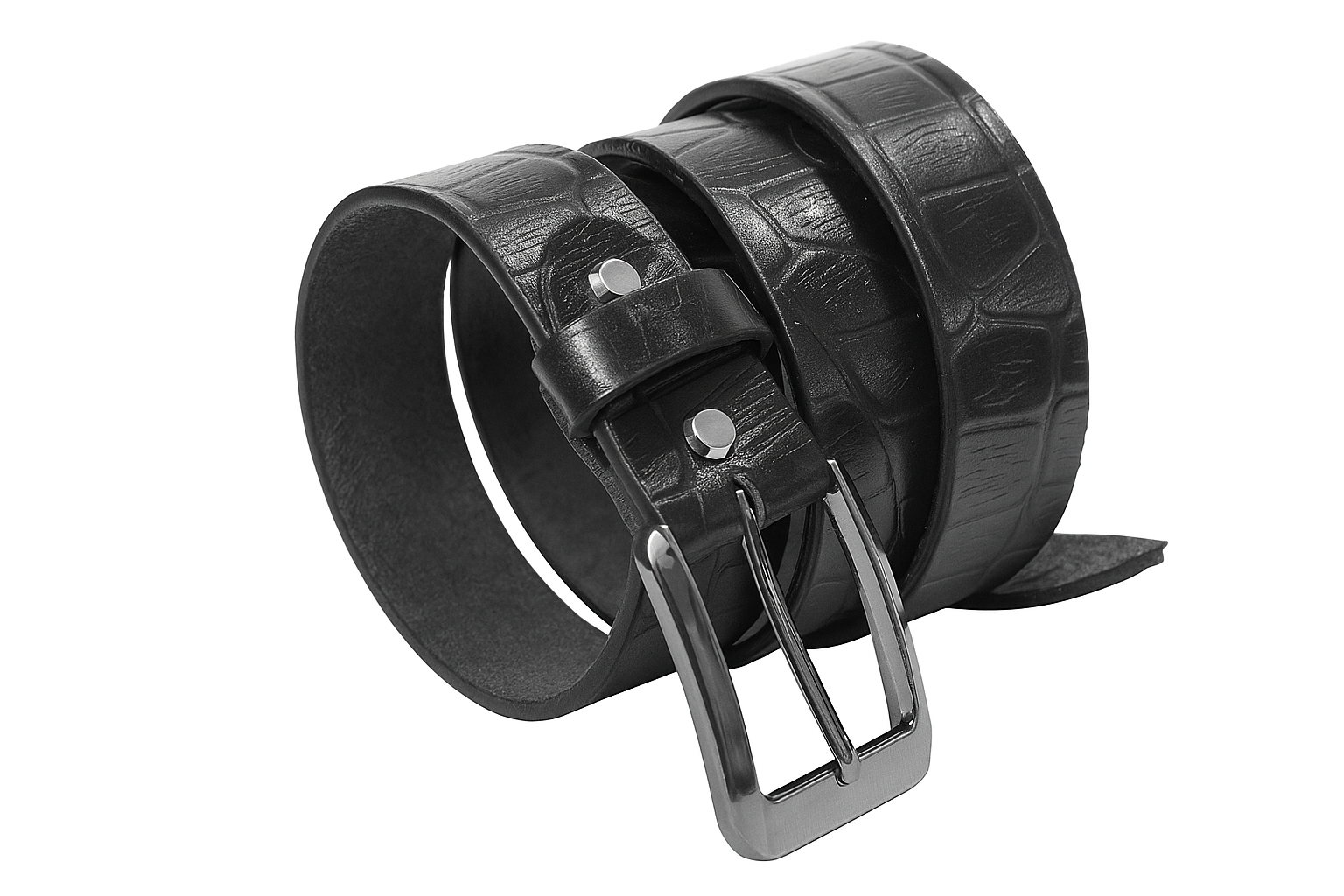 Black Leather Belt