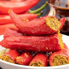 STUFFED RED CHILLI PICKLE