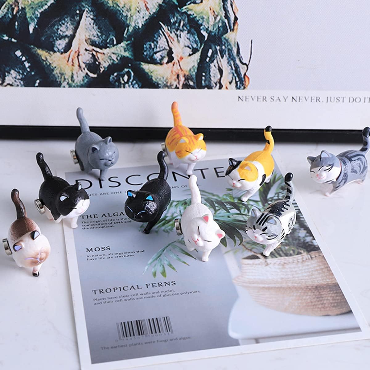 Hive mind 冷蔵庫マグネット ネコちゃんの9匹セット 3D立体デザイン可愛いマグネット