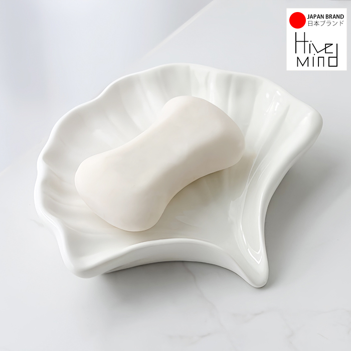 Hive Mind 陶器製 石鹸置き ソープディッシュ ソープトレー 石けんケース 石けん置き おしゃれ かわいい 北欧風 水切り トレー キッチン 洗面所 浴室 バスルーム インテリア せっけん 石けん 石鹸トレイ ギフト 洗面 キッチン 手洗い 新居 引っ越し 新生活
