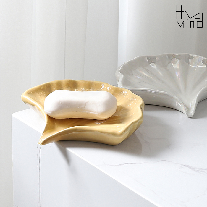 Hive Mind 陶器製 石鹸置き ソープディッシュ ソープトレー 石けんケース 石けん置き おしゃれ かわいい 北欧風 水切り トレー キッチン 洗面所 浴室 バスルーム インテリア せっけん 石けん 石鹸トレイ ギフト 洗面 キッチン 手洗い 新居 引っ越し 新生活