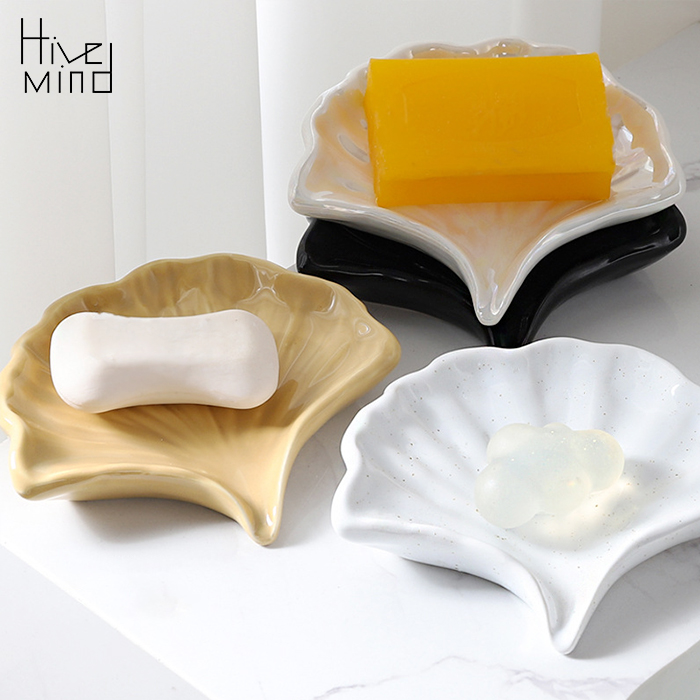 Hive Mind 陶器製 石鹸置き ソープディッシュ ソープトレー 石けんケース 石けん置き おしゃれ かわいい 北欧風 水切り トレー キッチン 洗面所 浴室 バスルーム インテリア せっけん 石けん 石鹸トレイ ギフト 洗面 キッチン 手洗い 新居 引っ越し 新生活