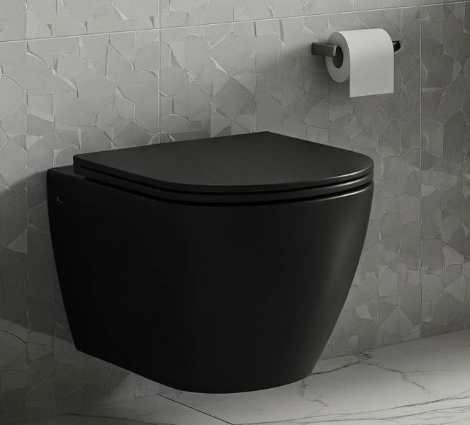 TOILET LX-1902 MATTE BLACK