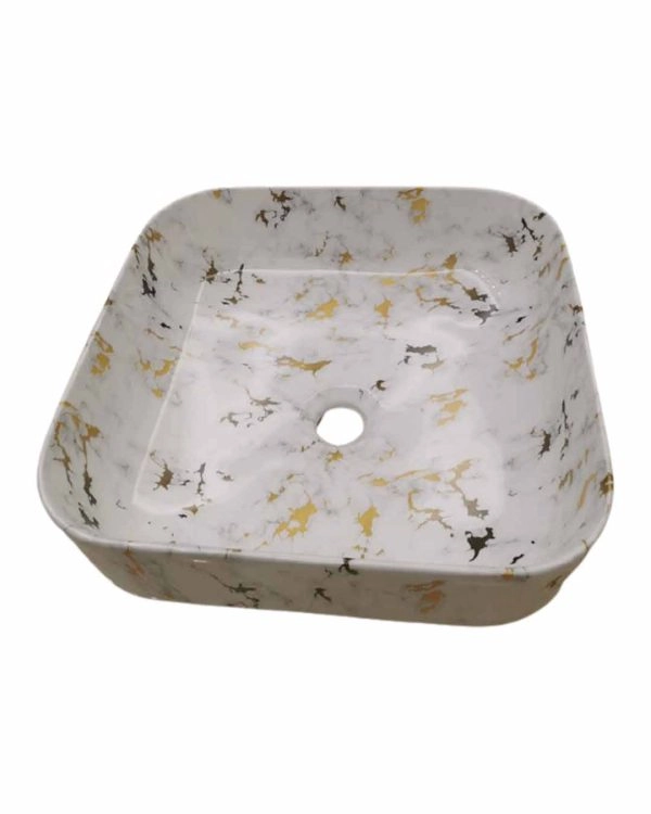 PAINTED ART BASIN 8639
