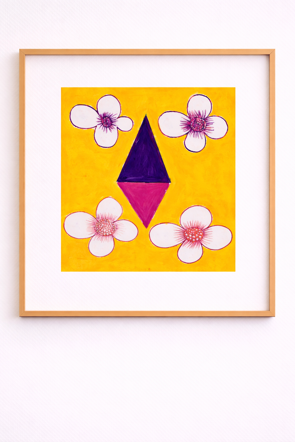 Geometric Floral Art Print