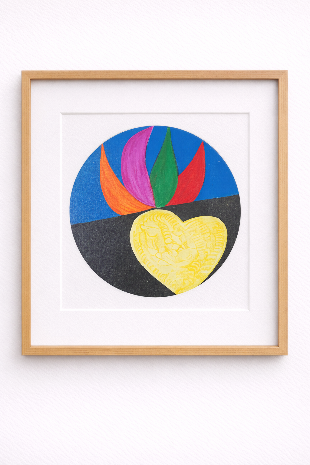 Abstract Heart Art Print