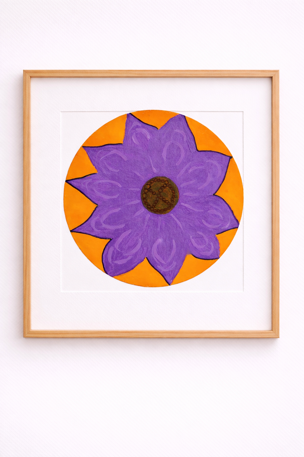 Purple Floral Wall Art