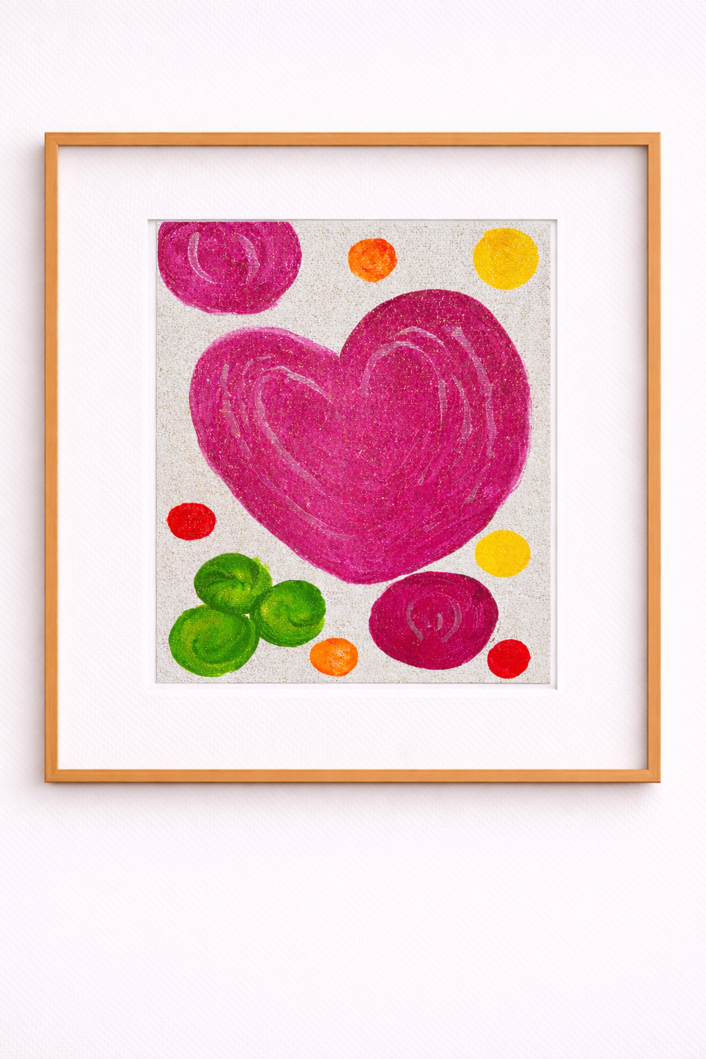 Framed Heart Art Print