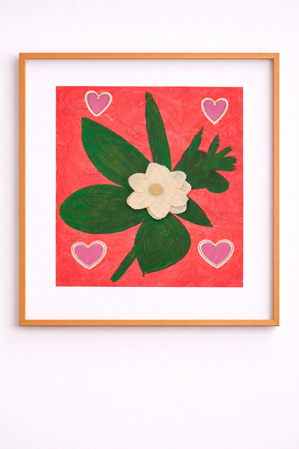 Floral Heart Art Print