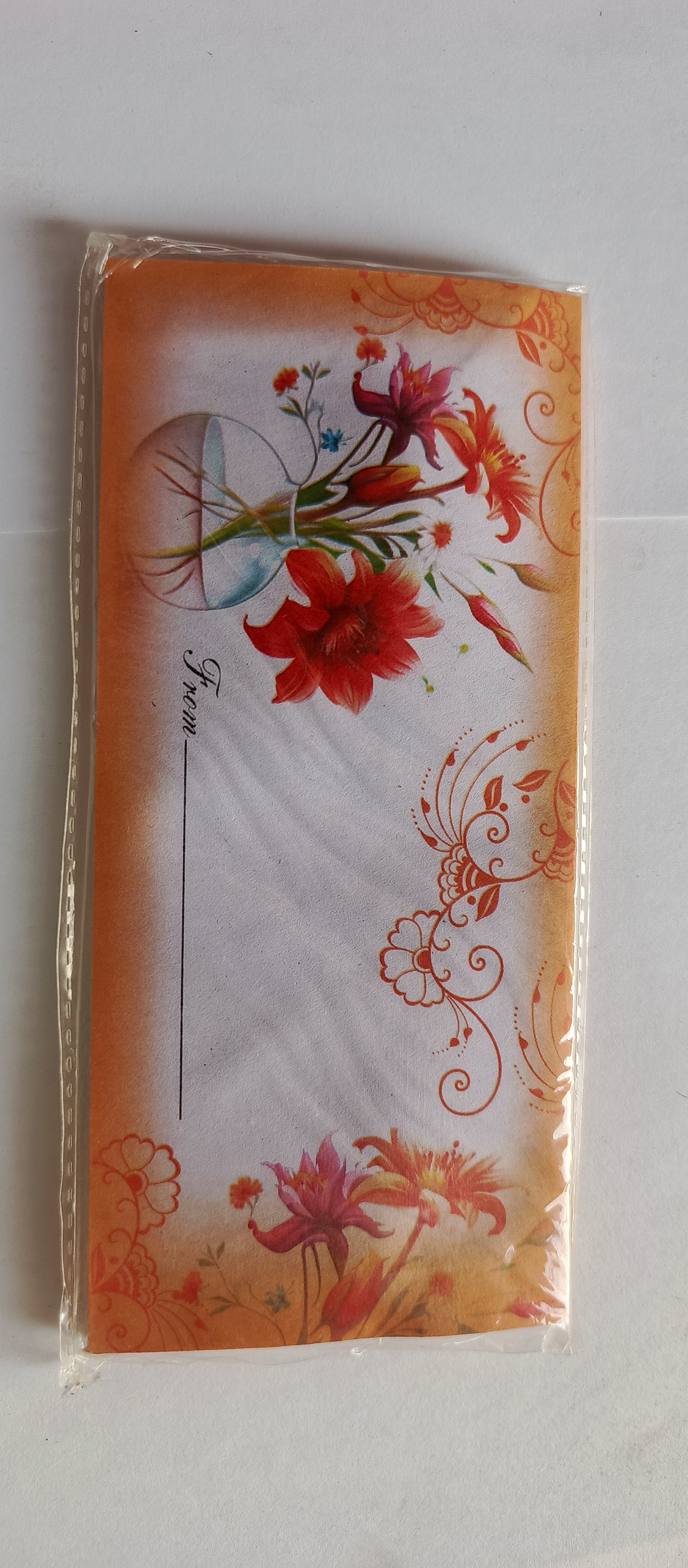Floral Gift Envelope