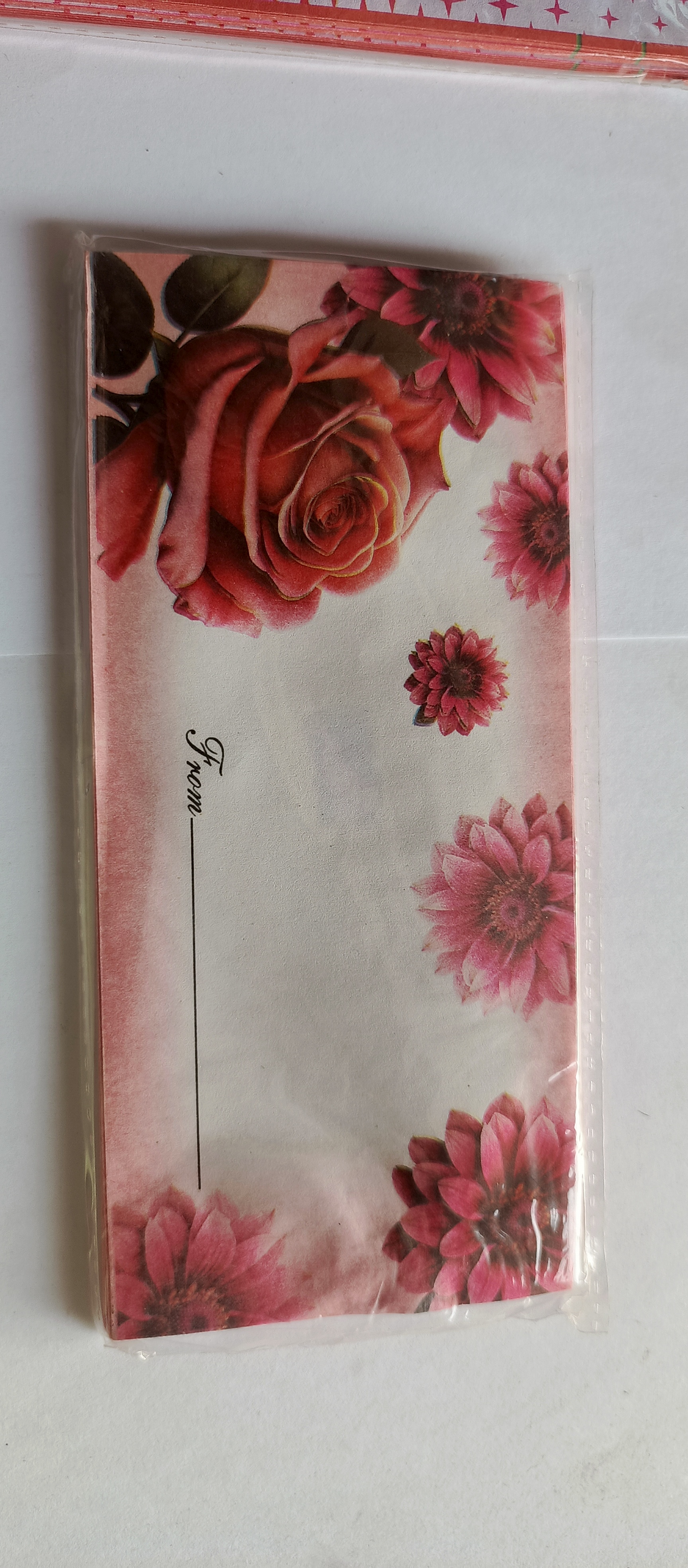Floral Gift Envelope