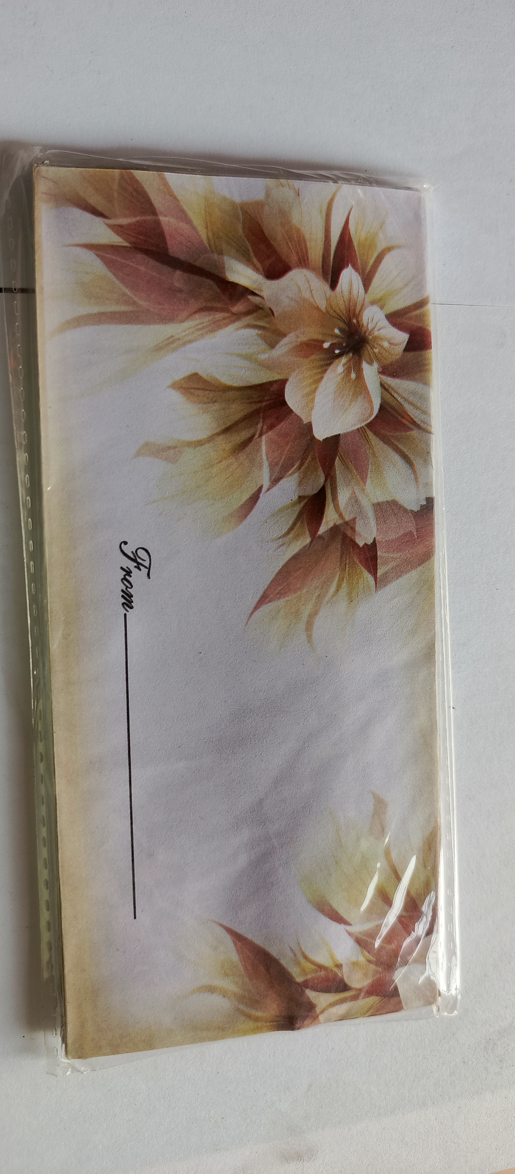 Floral Gift Envelope