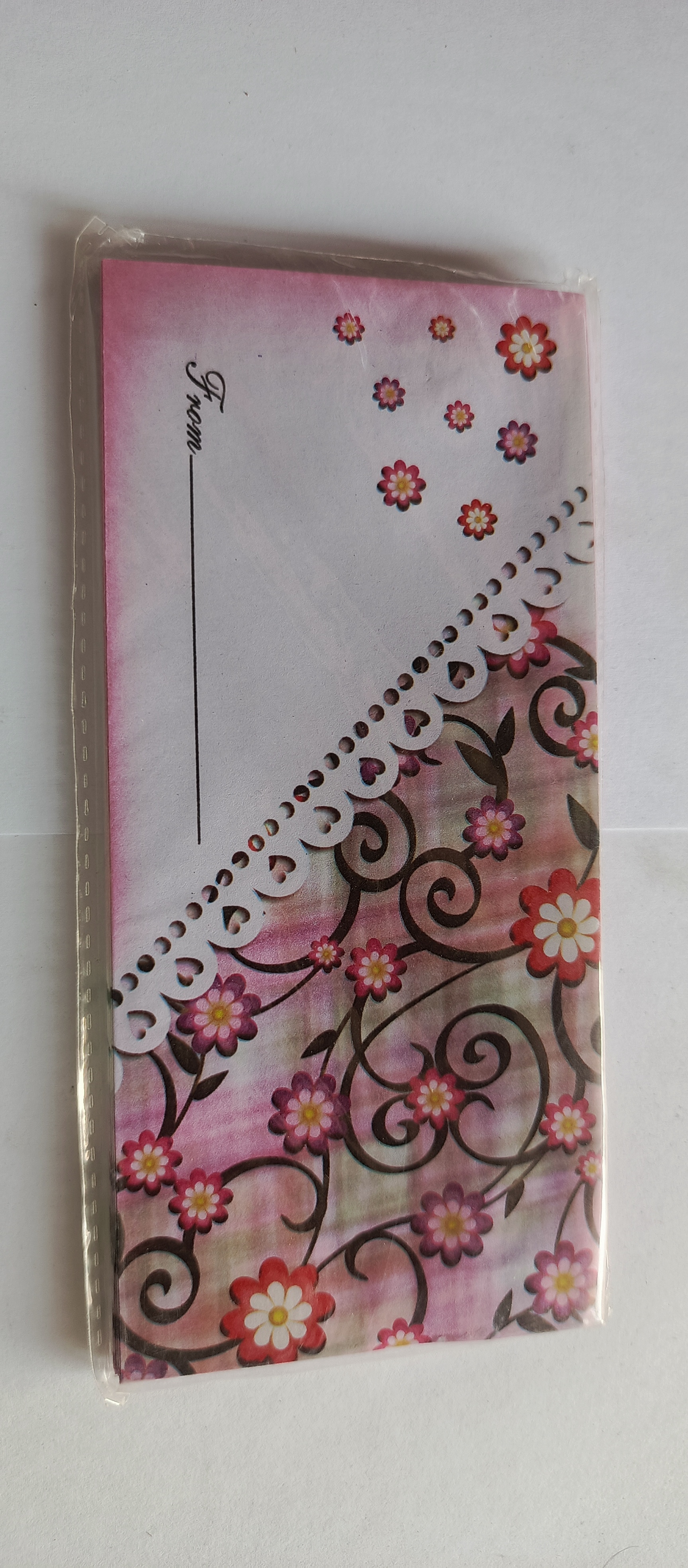 Floral Gift Envelope