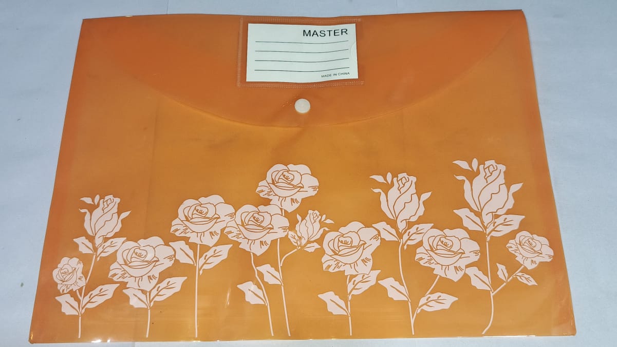 Floral Document Folder