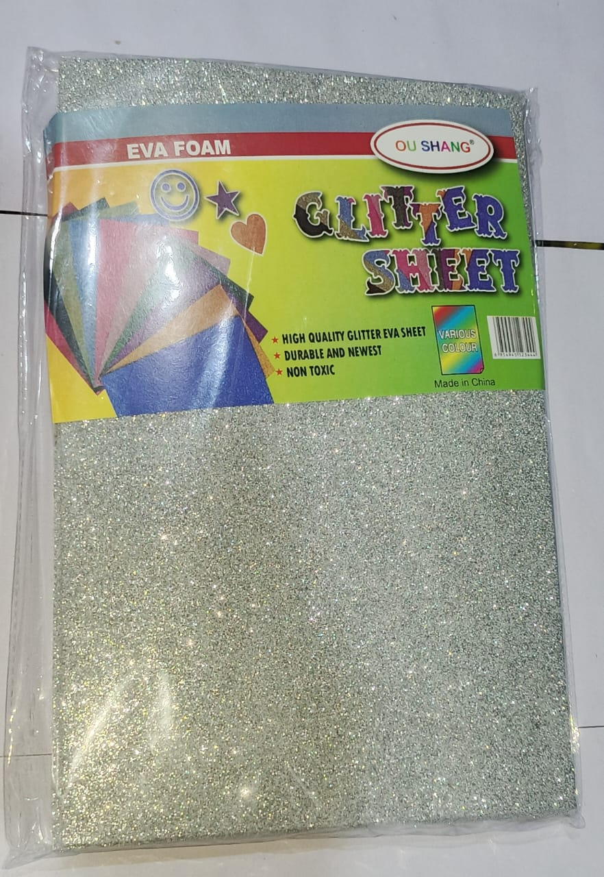 A4 Glitter EVA Foam Sheet Set