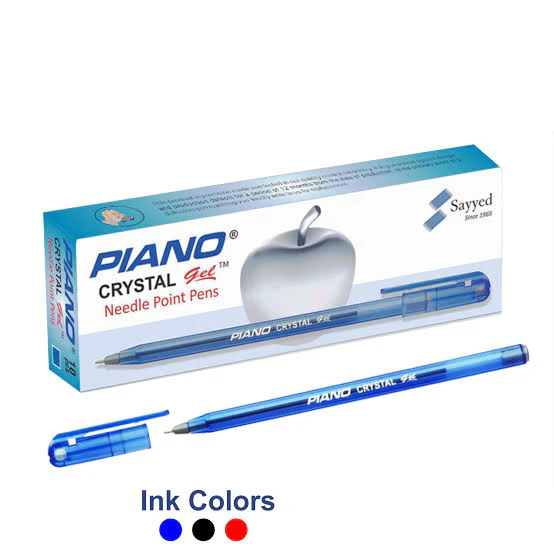 Piano Crystal Gel Pen – Smooth, Precise, and Stylish