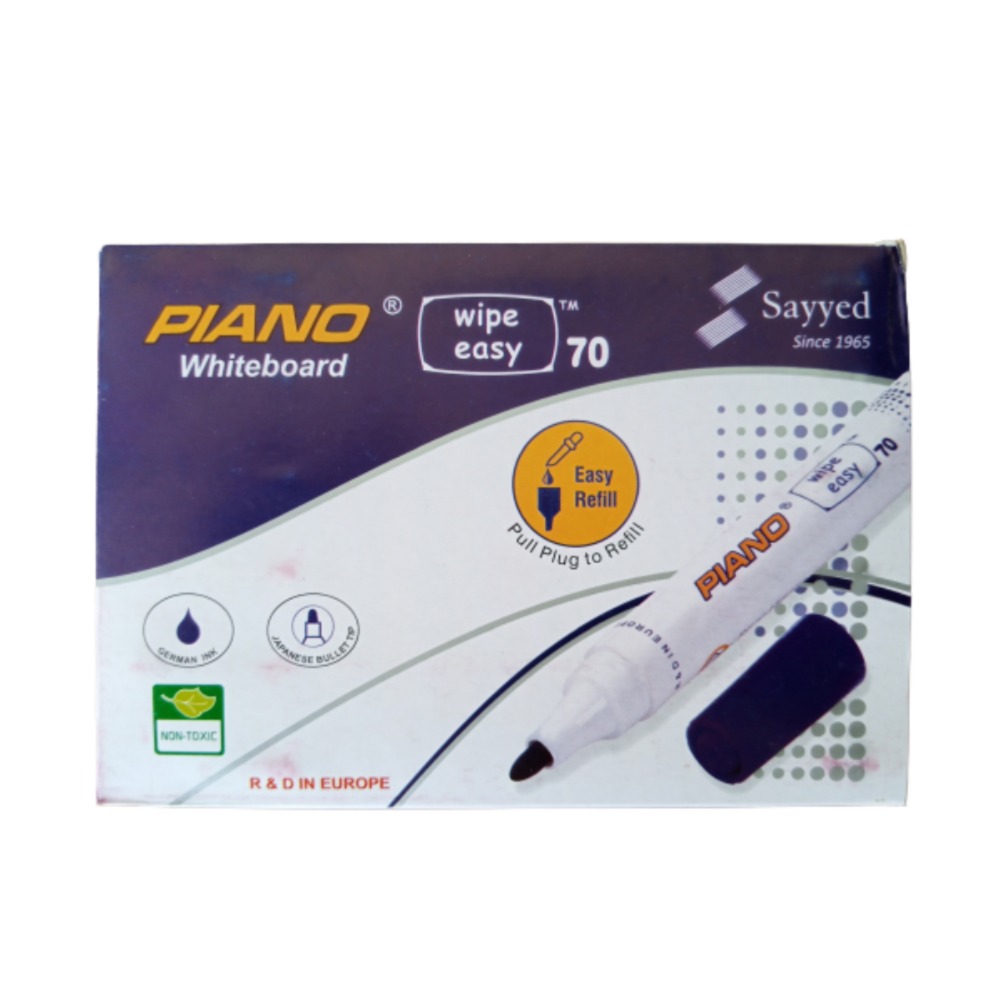 Piano Wipe-Easy / Smart Whiteboard Marker — Refillable Dry-Erase