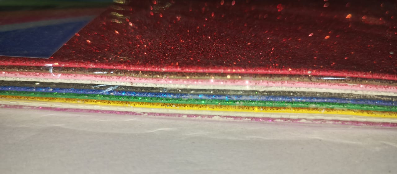 A4 Glitter EVA Foam Sheet Set