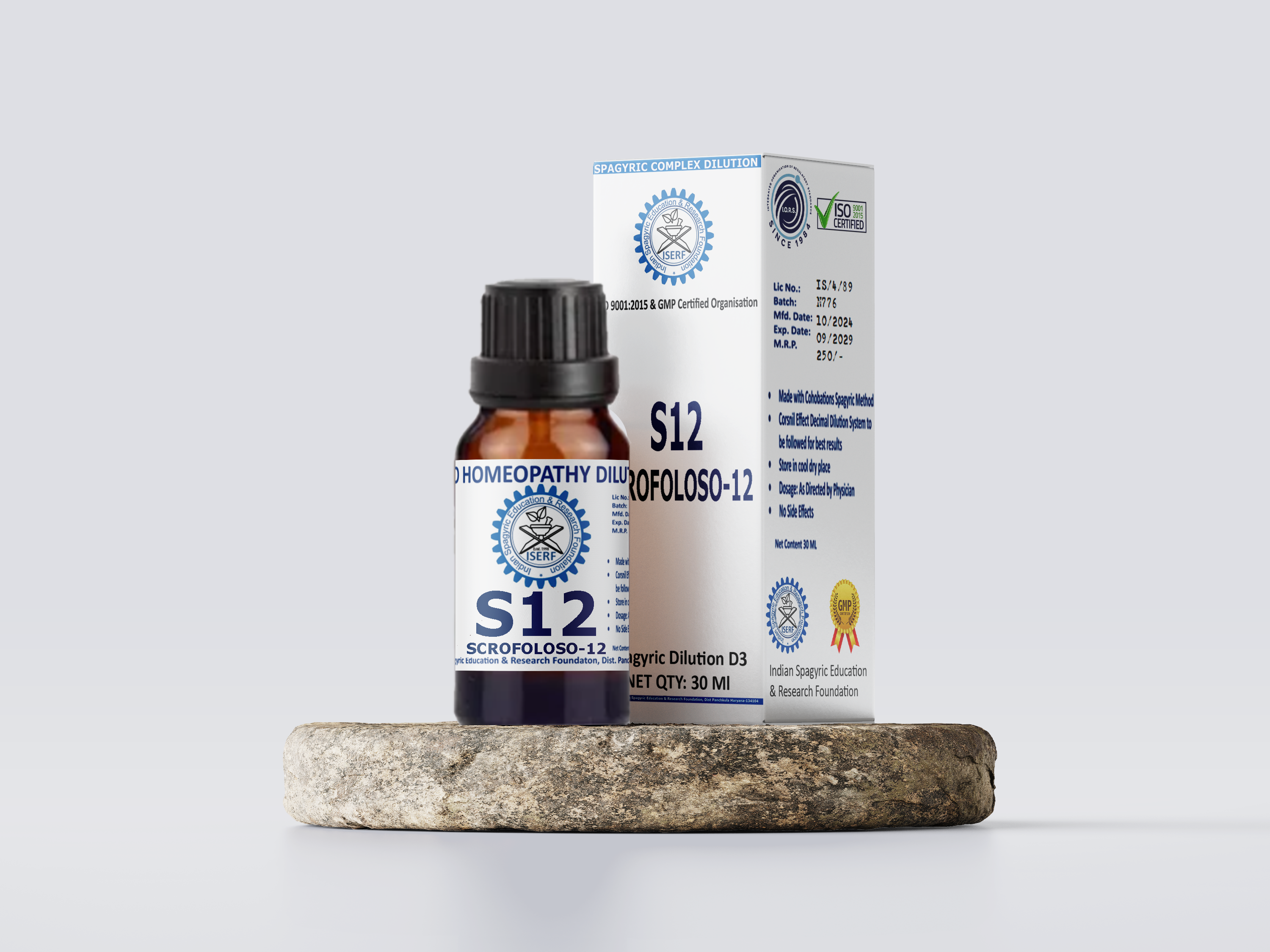 S12 Scrofoloso-12 Spagyric D3 Dilution 30ml