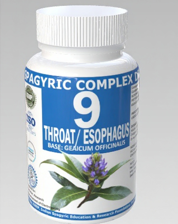 No. 9 Throat/ Esophagus Spagyric Complex Diskettes