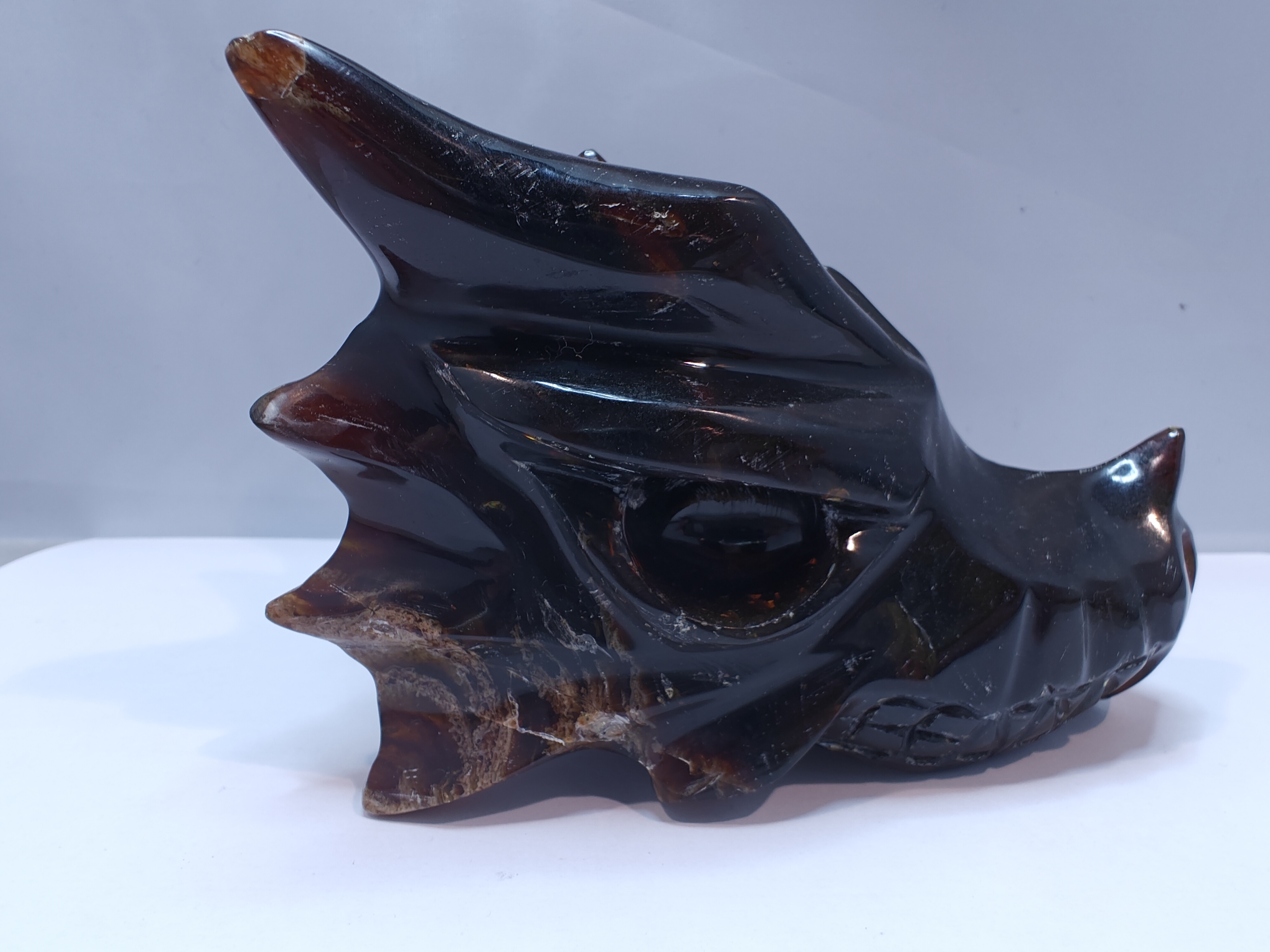 Blauwe Sumatra Barnsteen / Amber 