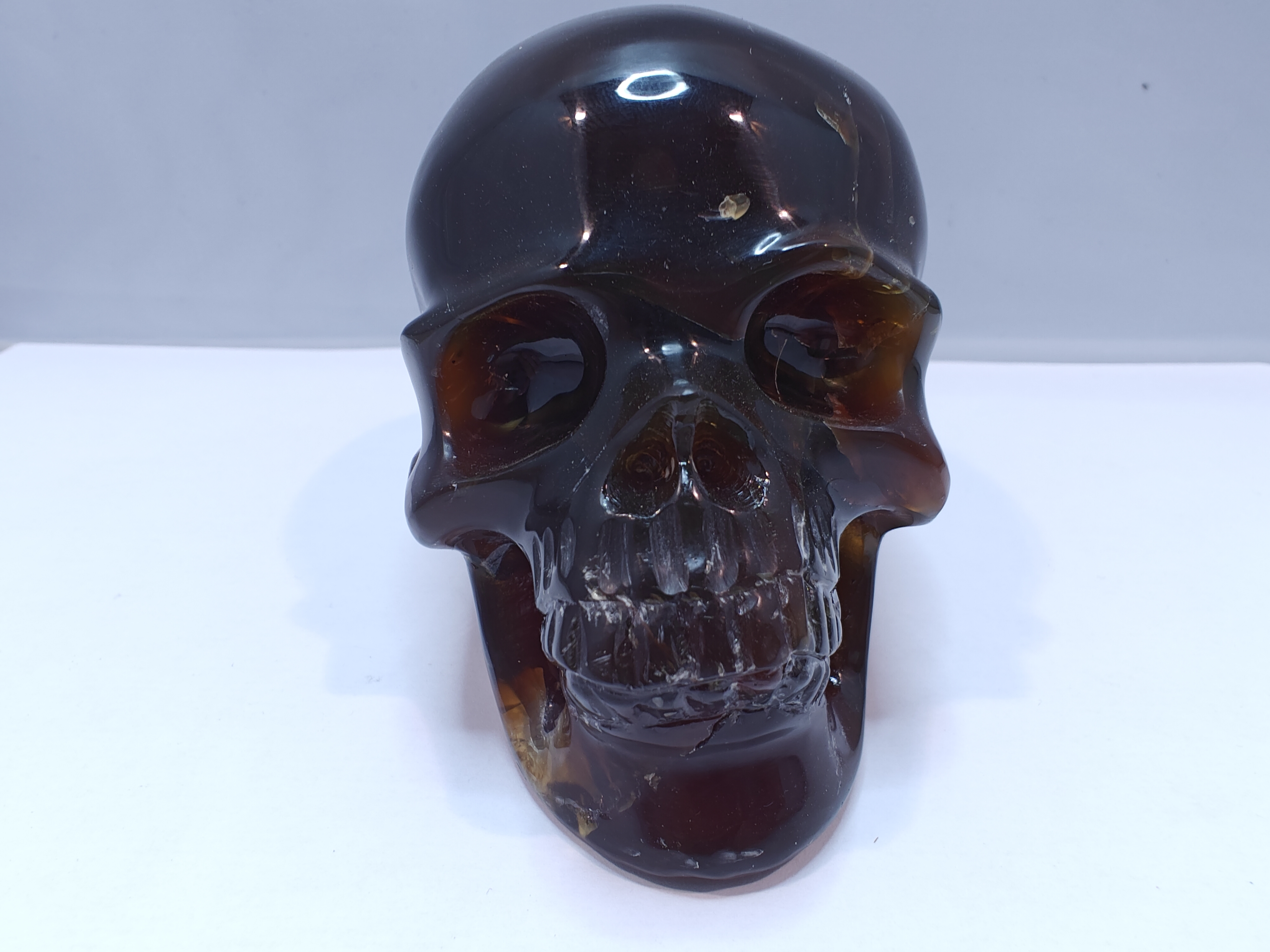 Blauwe Sumatra Barnsteen / Amber