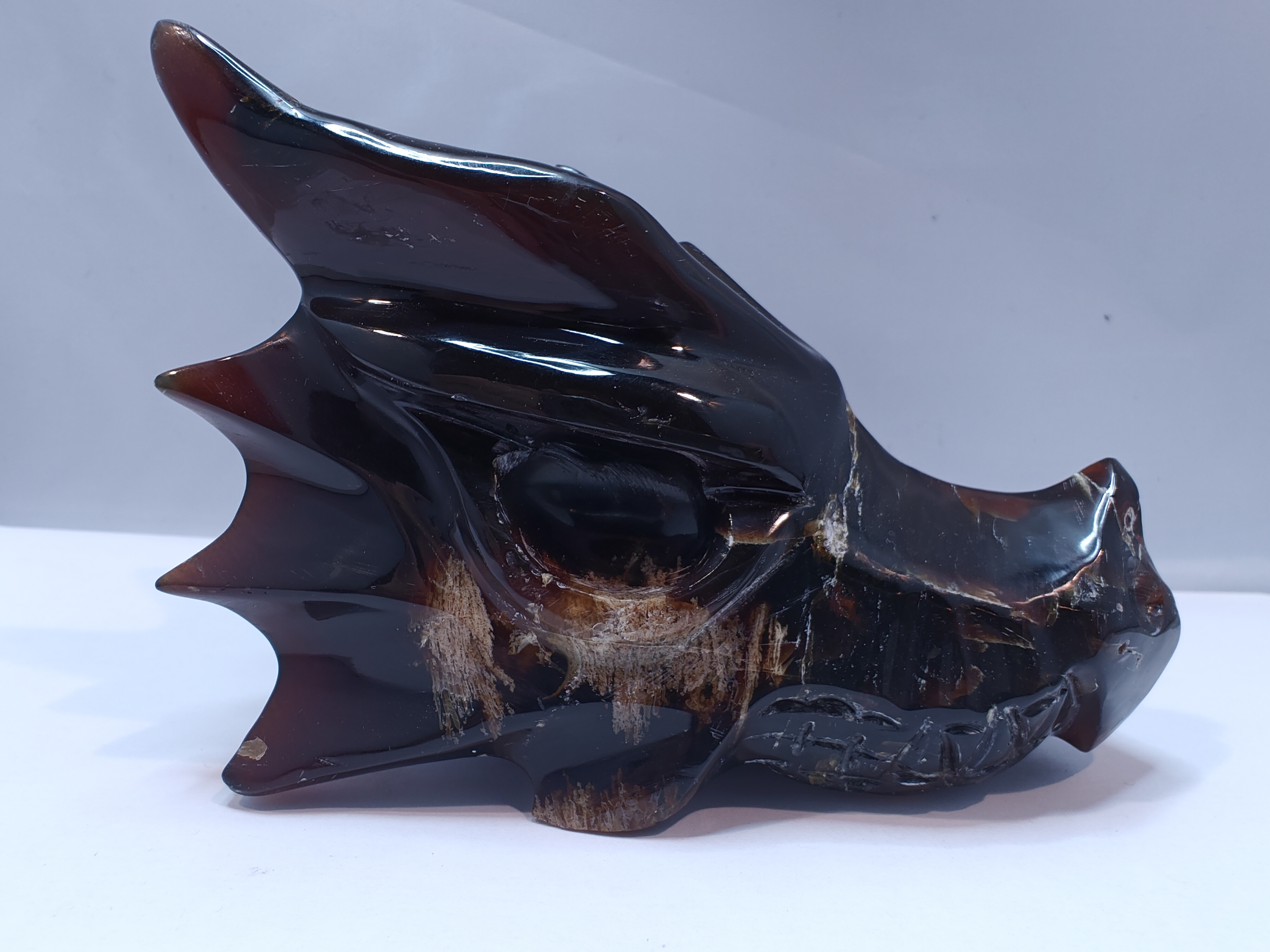 Blauwe Sumatra Barnsteen / Amber