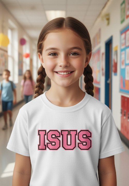 Tricou personalizat pentru copii - ISUS