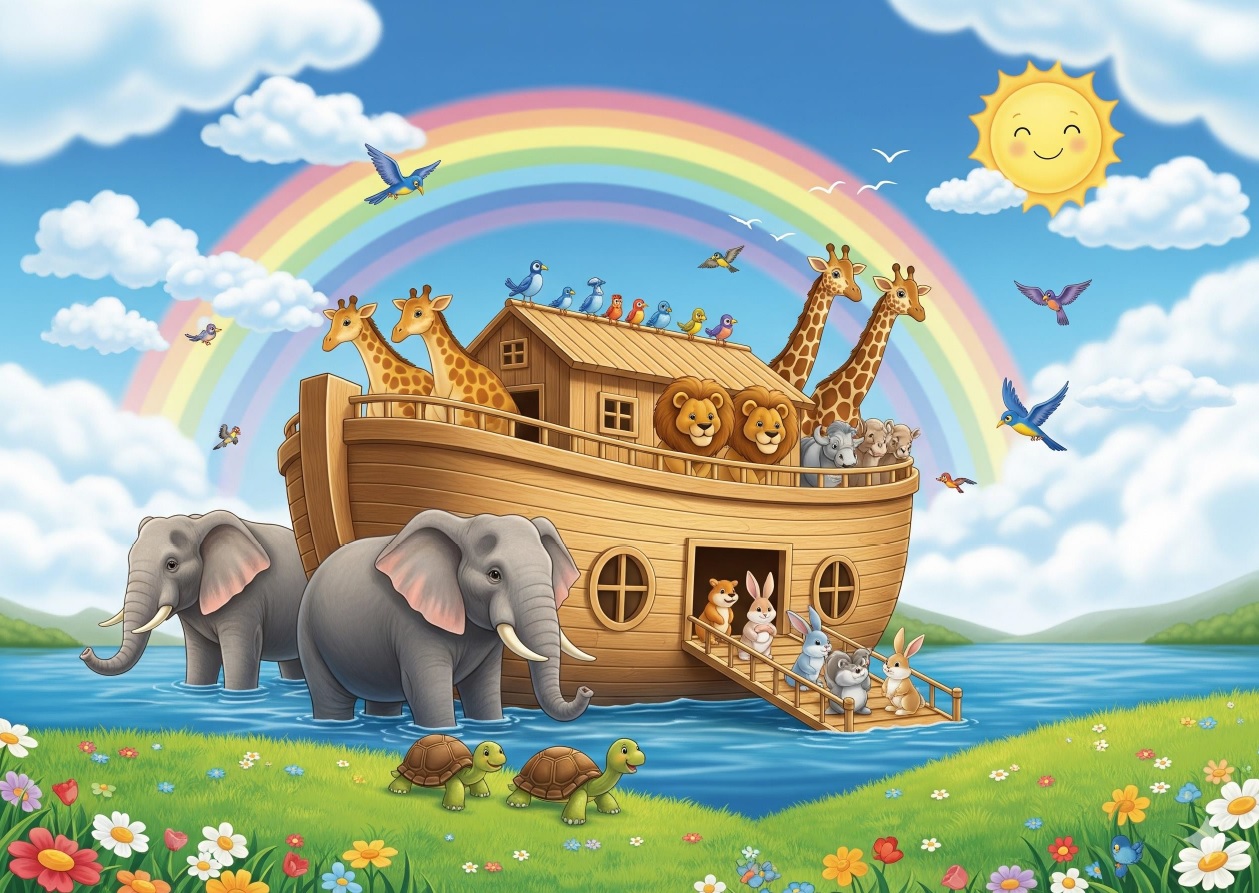 Puzzle biblic ARCA LUI NOE