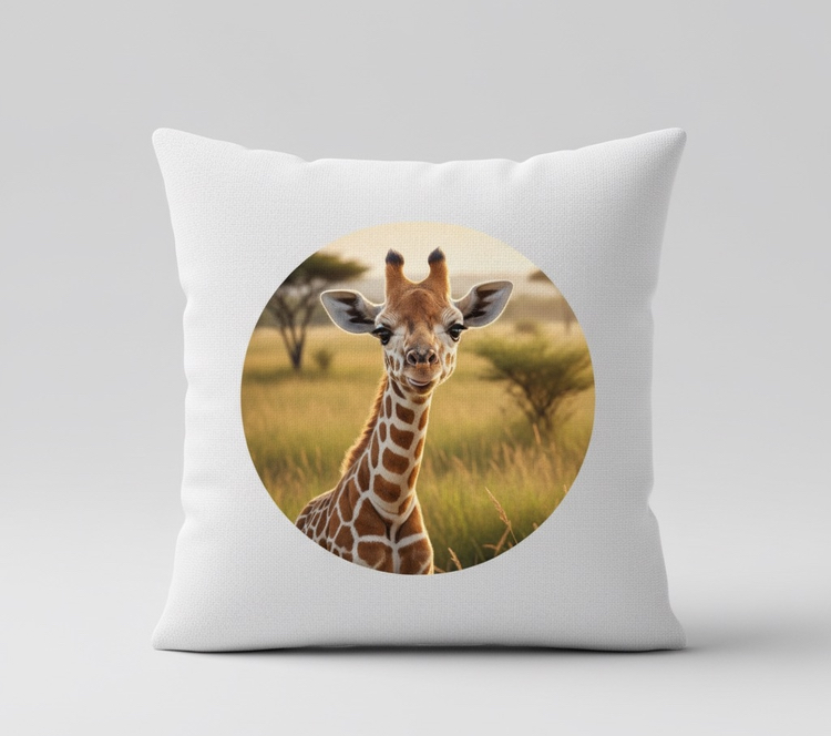 Pernă cu girafa 40x40 cm