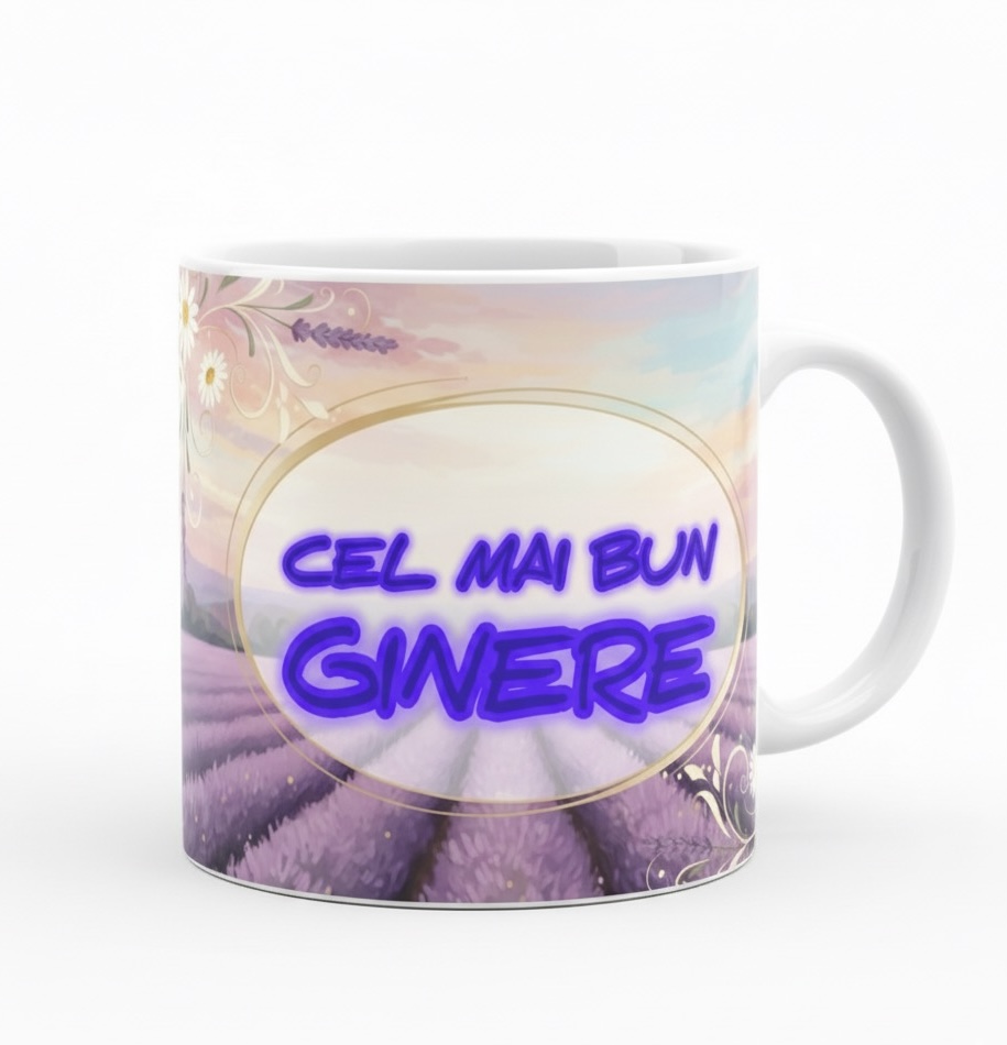 Cană inscripționată - CEL MAI BUN GINERE