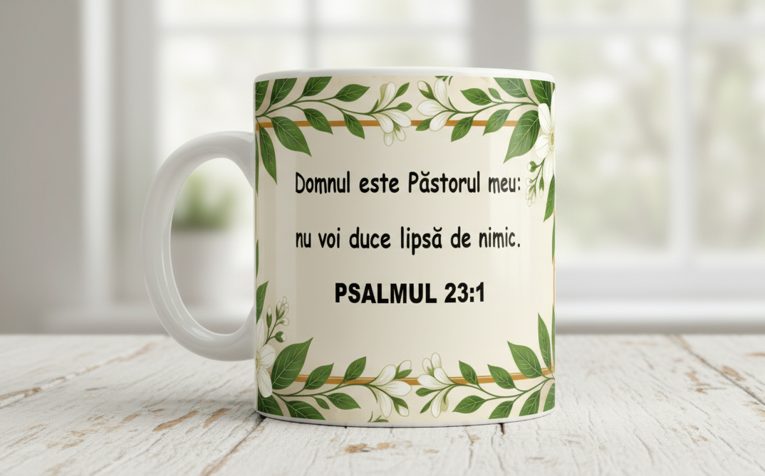 Cană inscripționată