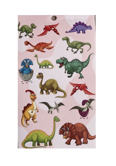 Stickere autocolante cu dinozauri