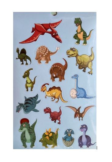 Set stickere cu dinozauri autocolante