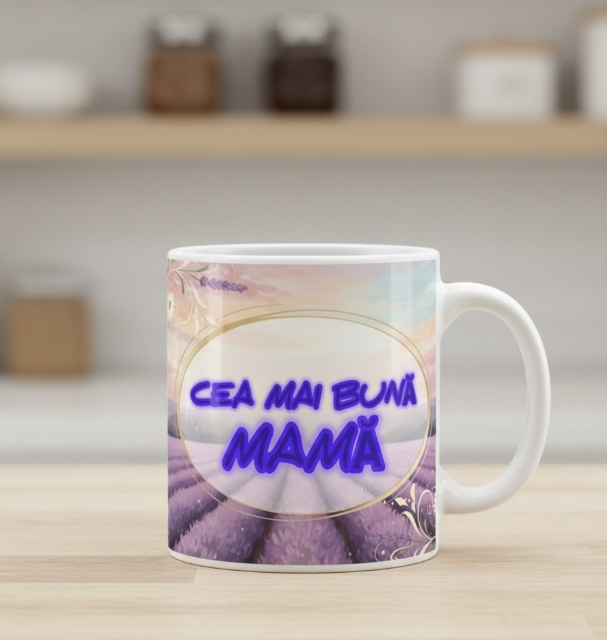 Cană inscripționată - CEA MAI BUNĂ MAMĂ